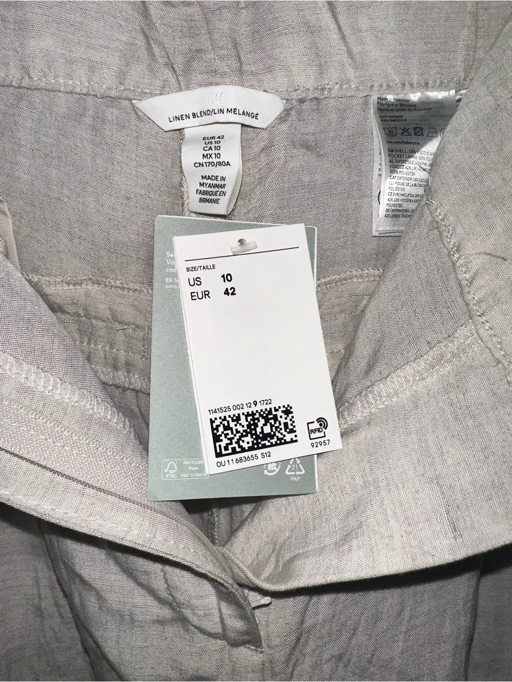 H&M nwt tapered